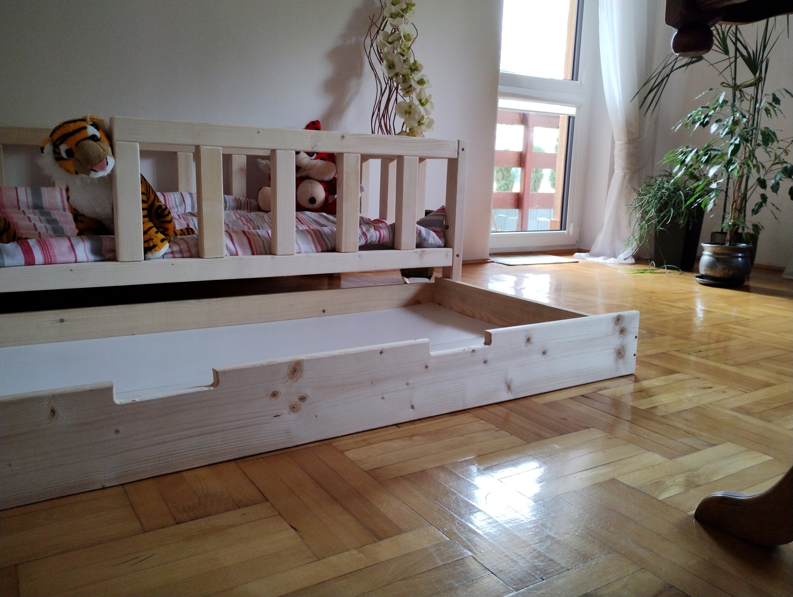 Łóżeczko Dziecięce drewniane 200x90 Lignum Style Płeć chłopcy dziewczynki