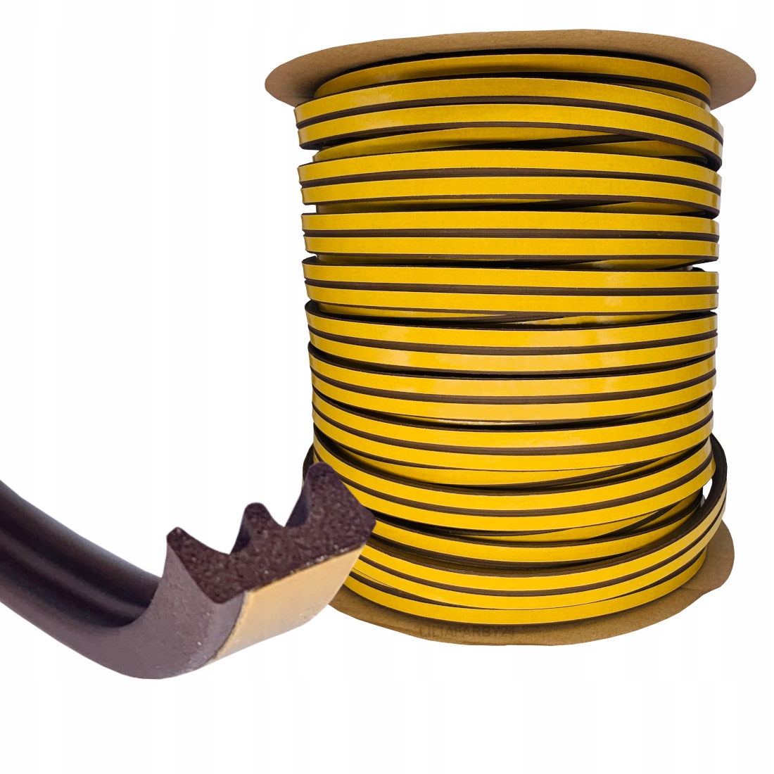 USZCZELKA SAMOPRZYLEPNA DO OKIEN E BRĄZOWA ROLKA Kod producenta EBR6