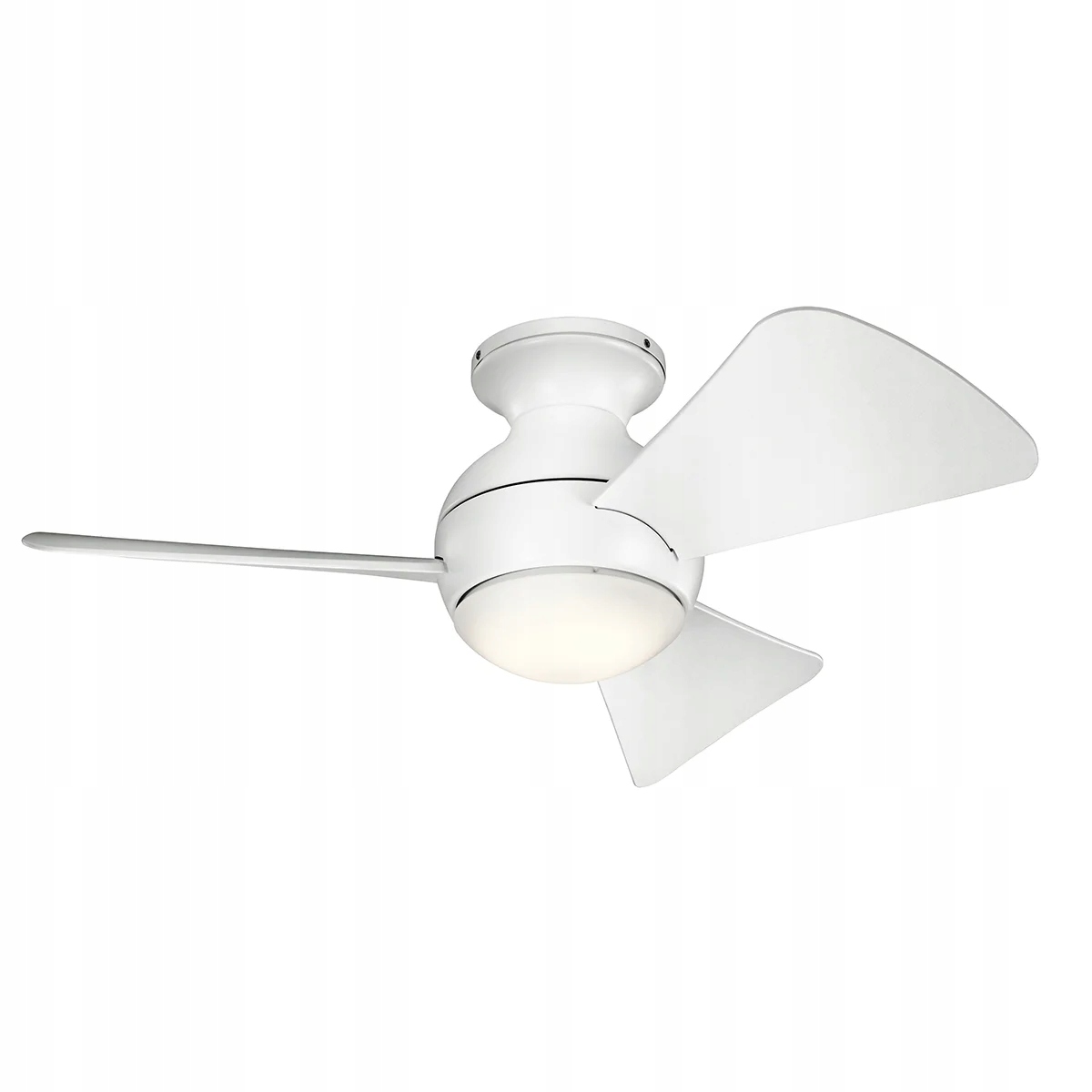 Kichler Sola Stropní Led ventilátor 10W s dálkovým ovládáním 86 cm Bílý