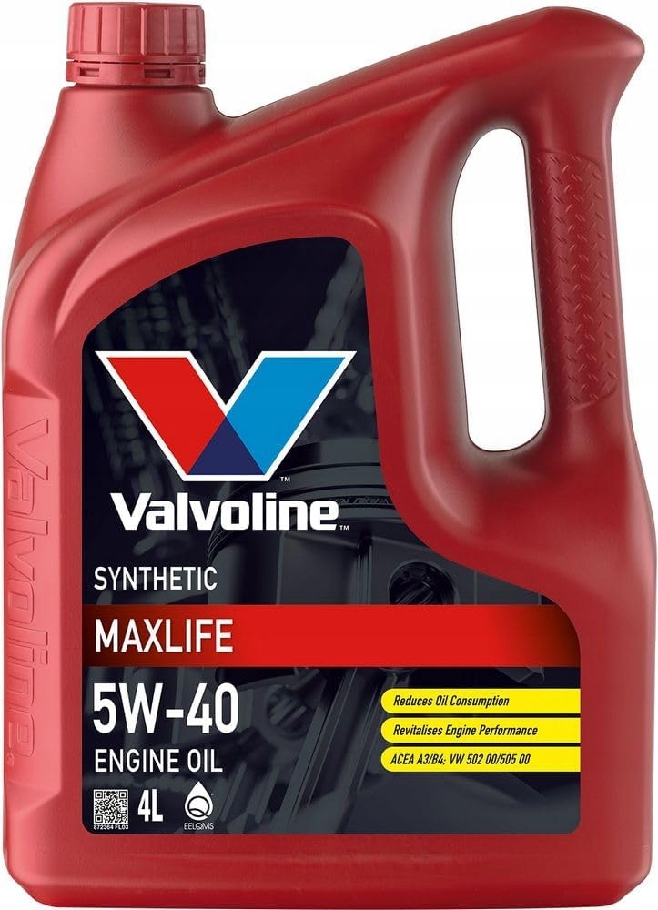 Olej Silnikowy Valvoline Maxlife 5W40 A3/B4 4L