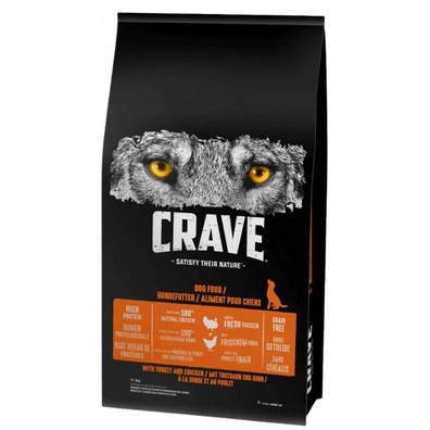 Crave Sucha karma sucha z indykiem i kurczakiem dla doroslych psów 11,5kg