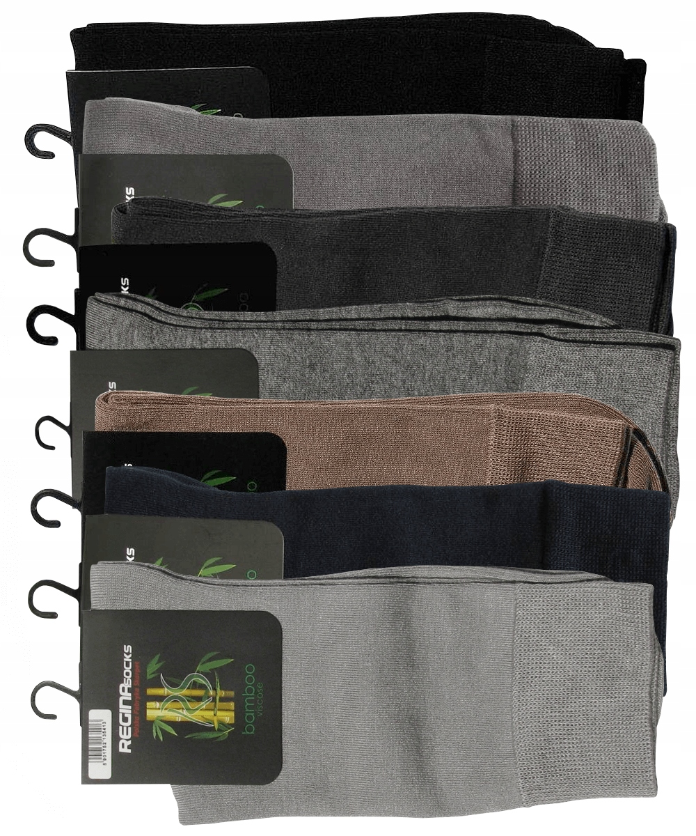 

10 Par Skarpety Męskie Bamboo Regina SOCKS.39/42