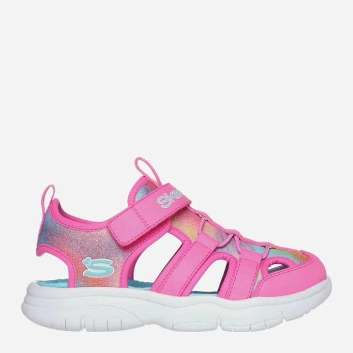 Sandały młodzieżowe dla dziewczynki ortopedyczne Skechers 303276L