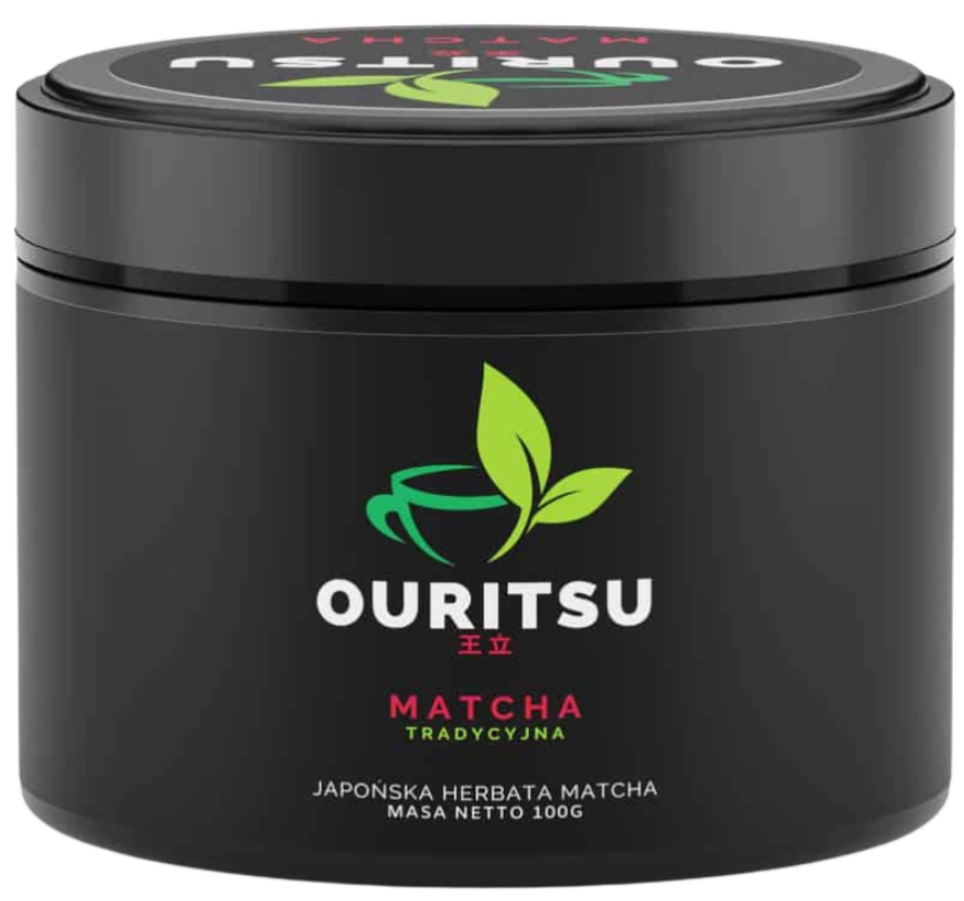 Levně Ouritsu Matcha Tradiční japonský zelený čaj přírodní na latte 100 g
