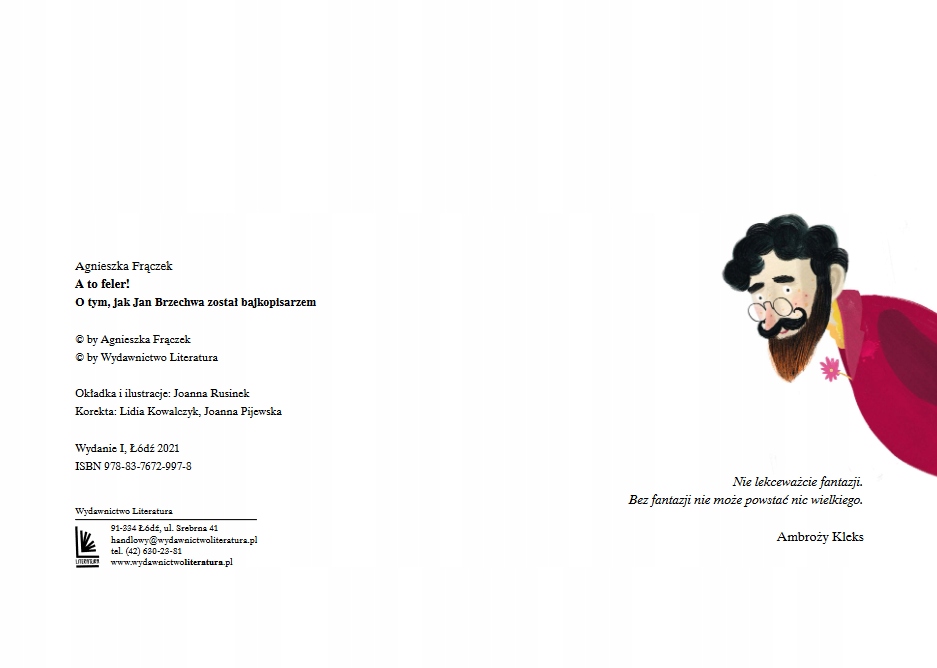 A to feler! Jak Jan Brzechwa został bajkopisarzem Gatunek Bajki i wierszyki