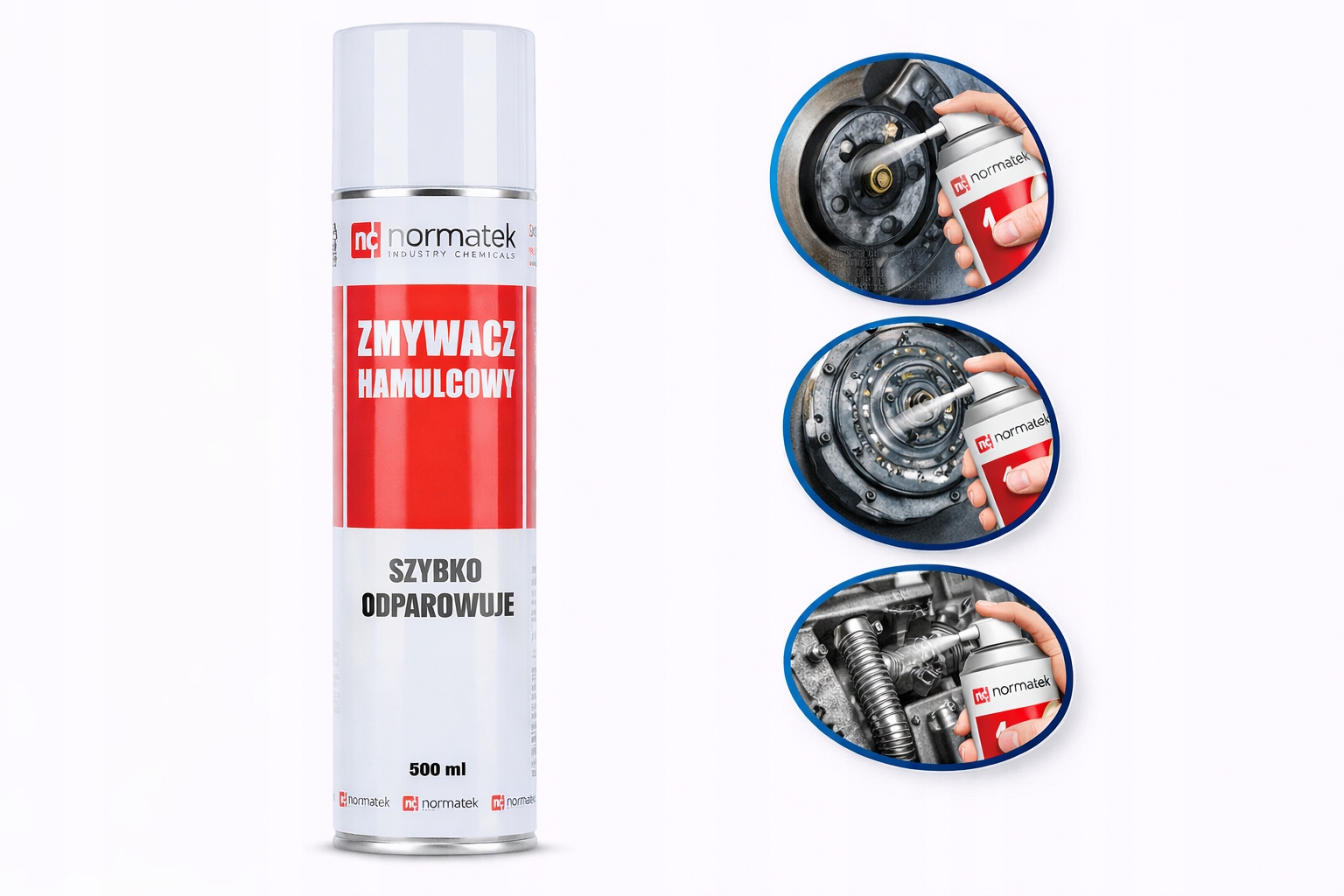 Zmywacz Hamulcowy NT1007 500ml Odtłuszczacz Do Hamulców Spray