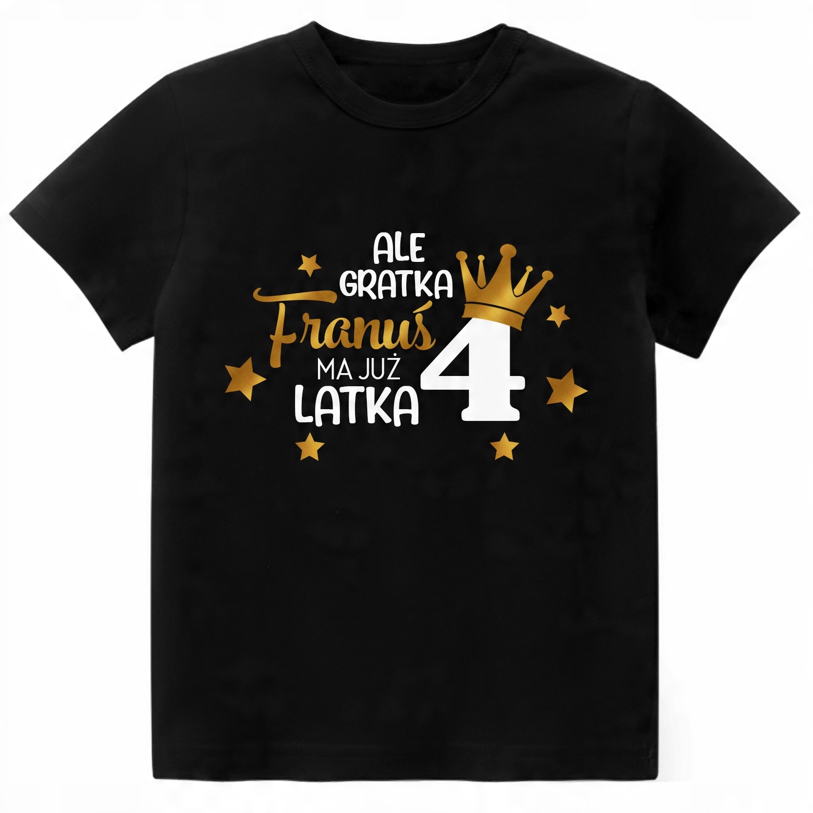 

Koszulka Urodziny Ale Gratka 4 Lata Imię r. 116