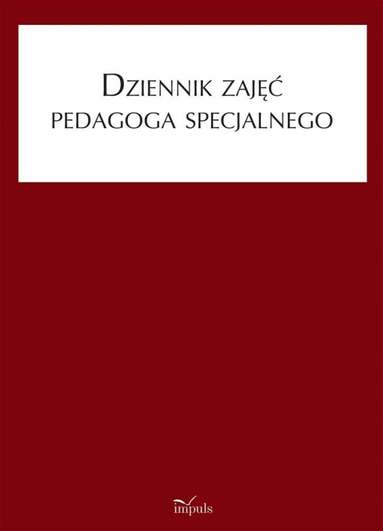 

Dziennik zajęć pedagoga specjalnego