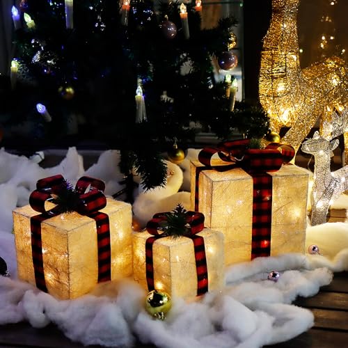 ZESTAW OZDOBNYCH PUDEŁEK LED CCLIFE 3 SZTUKI Marka Cclife