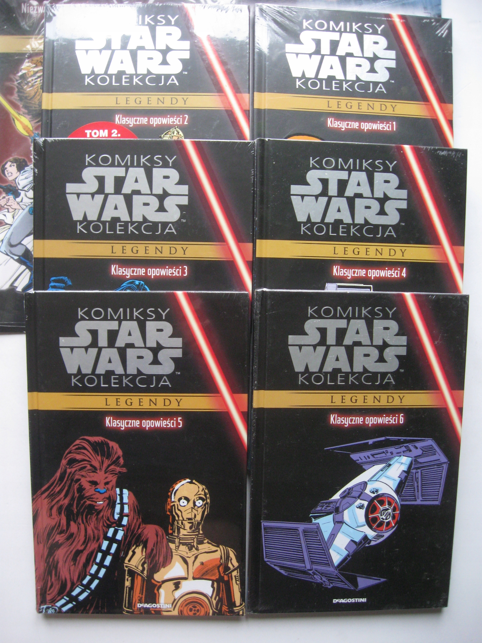 STAR WARS Legendy TOM 1, 2, 3, 4, 5, 6 + PLAKAT Rodzaj fantasy, science fiction, horror