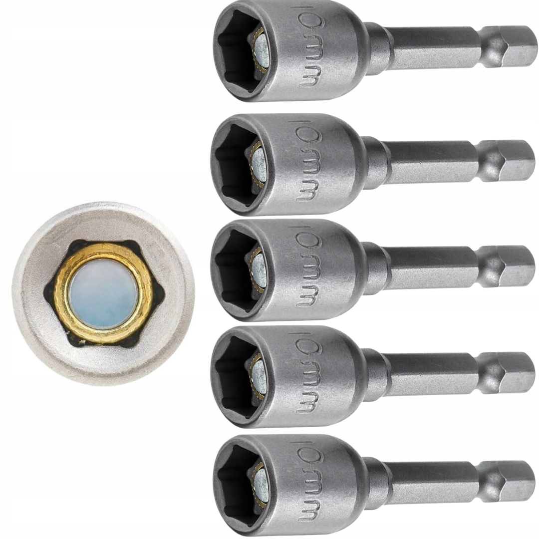 

Nasadka Farmer 10 mm Wkrętarki 1/4 Bit Magnes 5szt