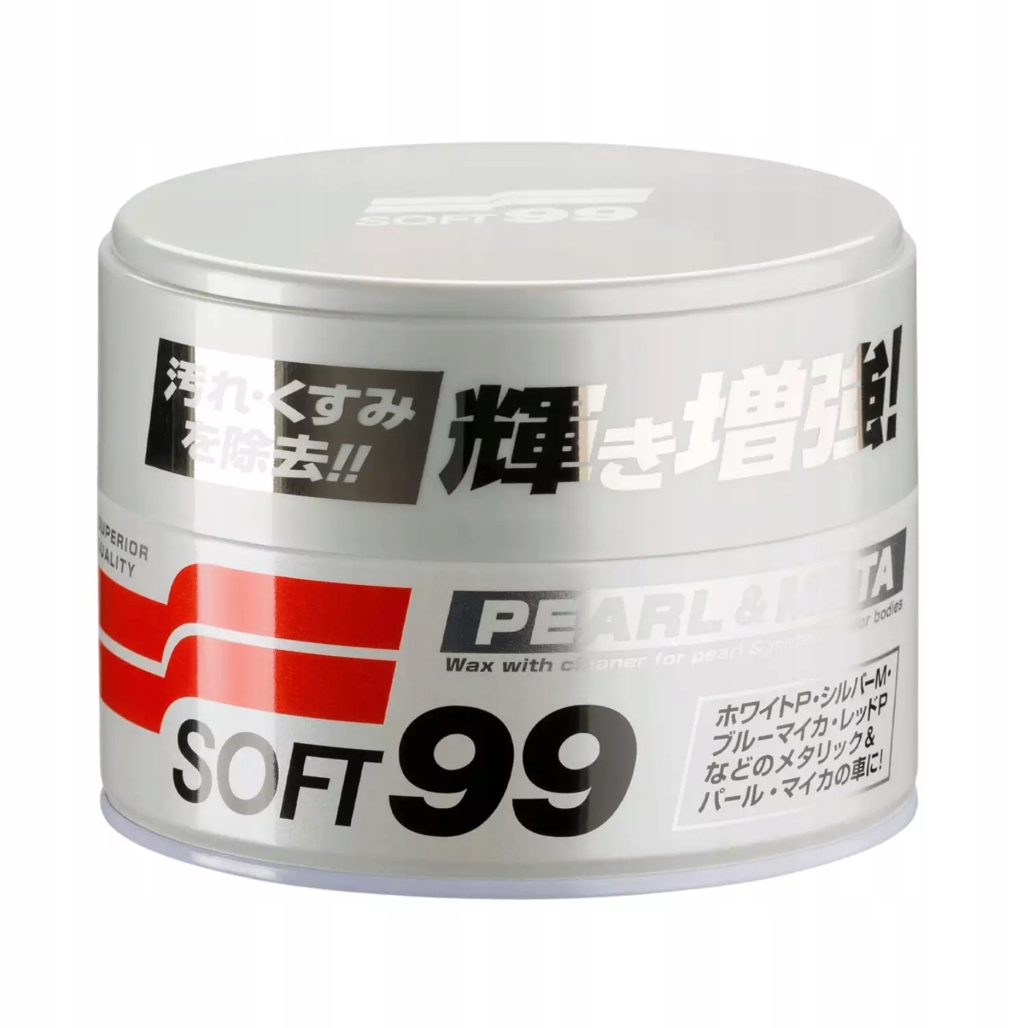SOFT99 Pearl & Metallic Wax 320g Wosk Do Srebrnych I Metalicznych Lakierów