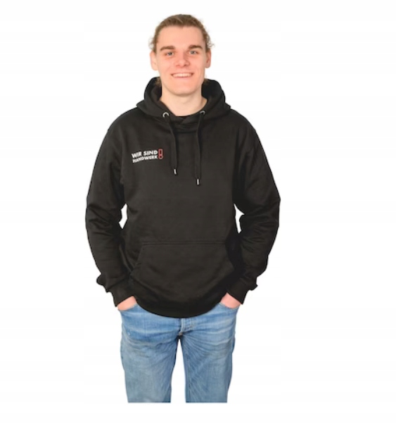 Mikina S Kapucí Wurth Modyf Handwerk Black M