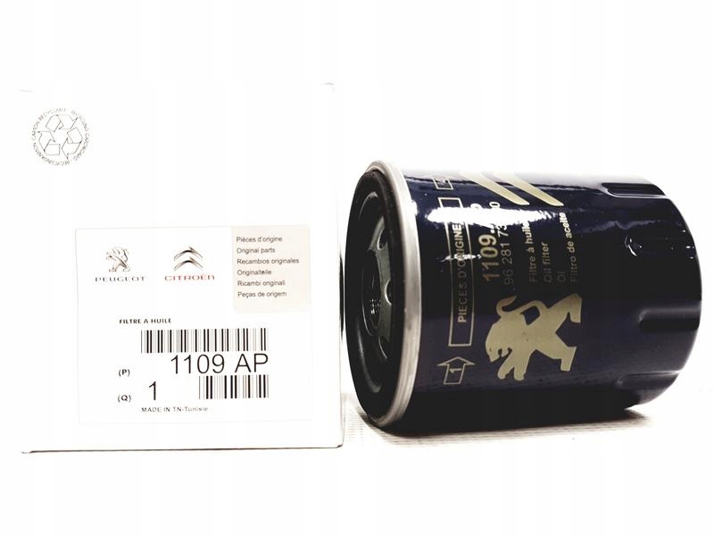 

Oe Psa Filtr Oleju 1109AP OP540/1 Citroen