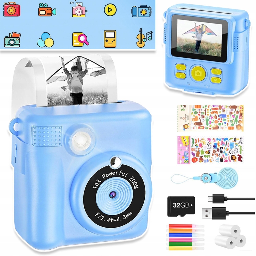 Instantní Termální Tiskárna Fotoaparátu 3 Kusy Rolí