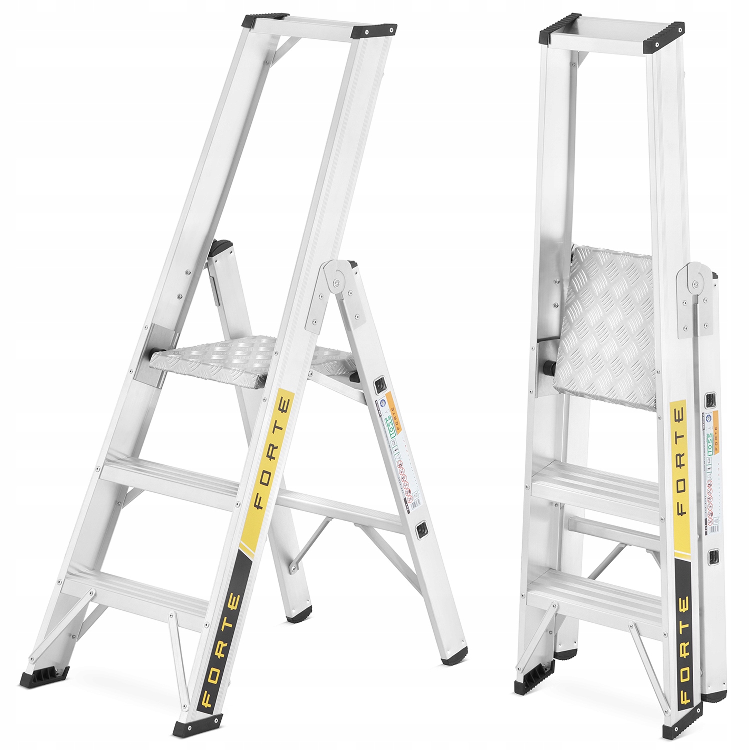 Žebřík hliníkový skladový žebřík Aloss 9303 2,64 m