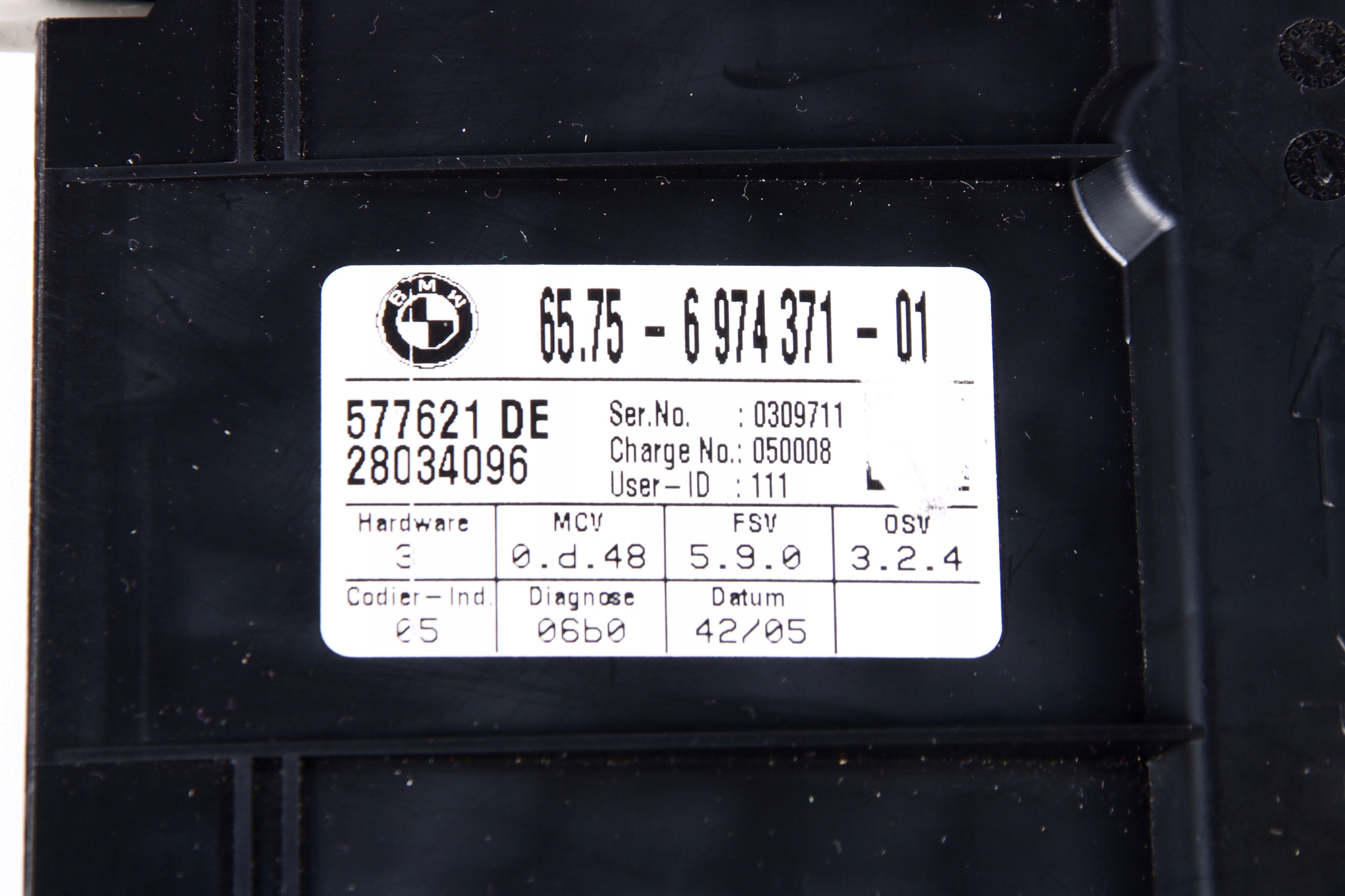 BMW E61 modulo ULTRADZWIEKOWY ALARMU 6974371