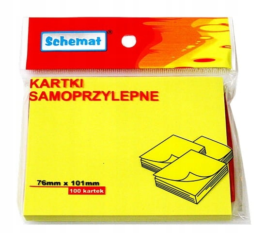 

Kartki Samoprzylepne 76 X 101 bloczek
