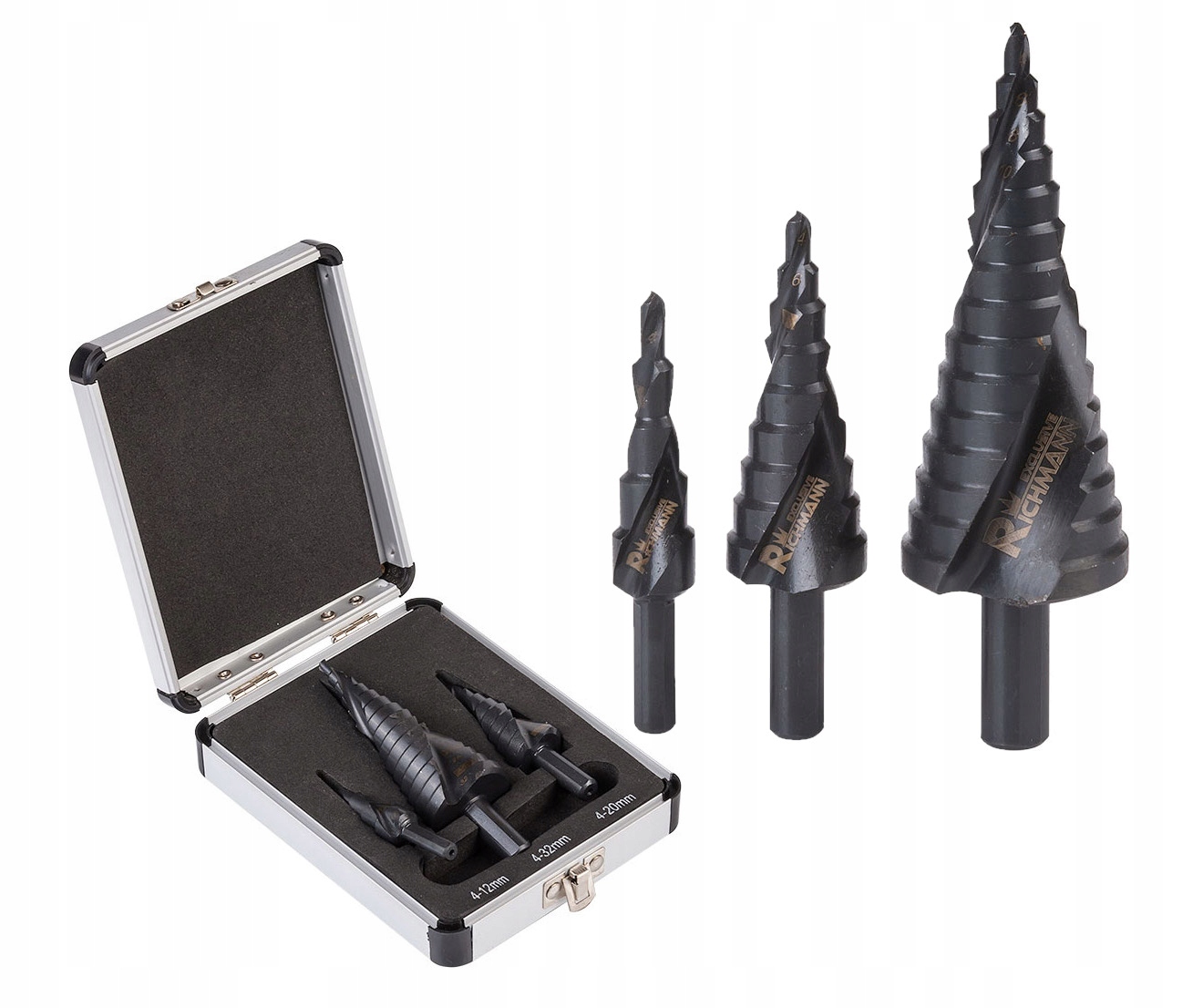 

Wiertło Stopniowe Stożkowe Do Metalu 4-32mm 3sztuk