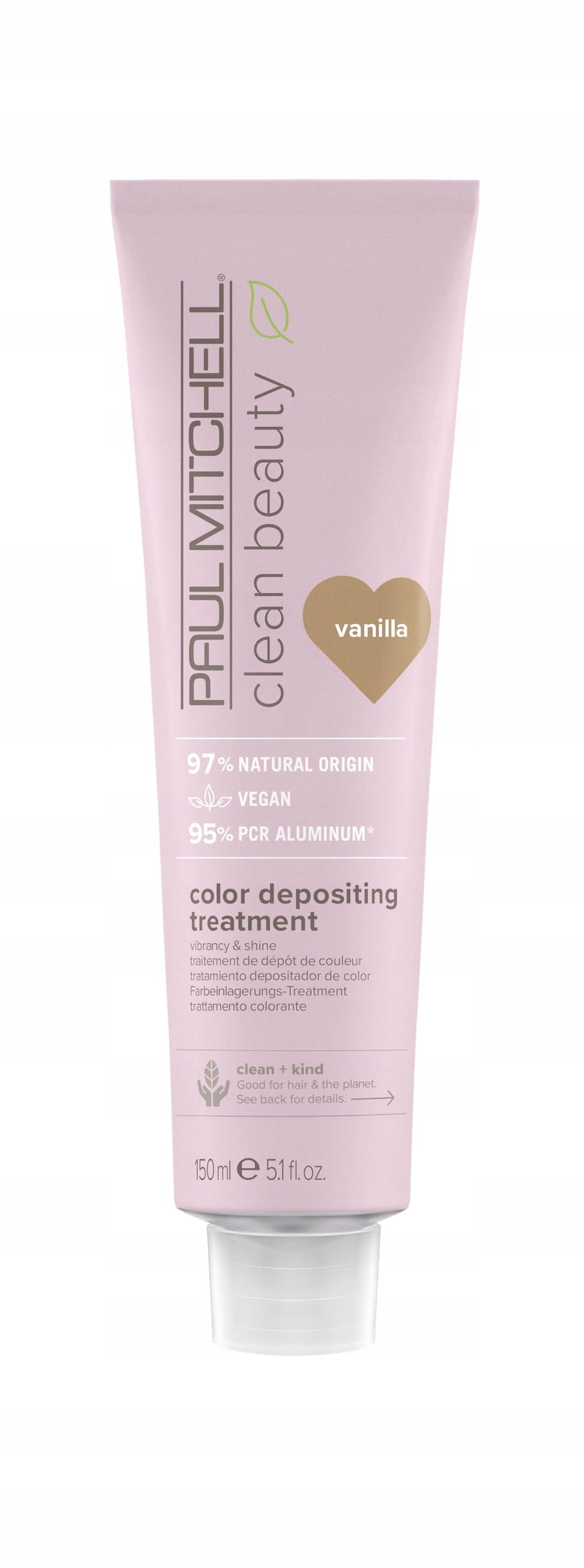 Tónovací maska na vlasy Clean Beauty Vanilla (Maska s barevnými pigmenty) 150 ml