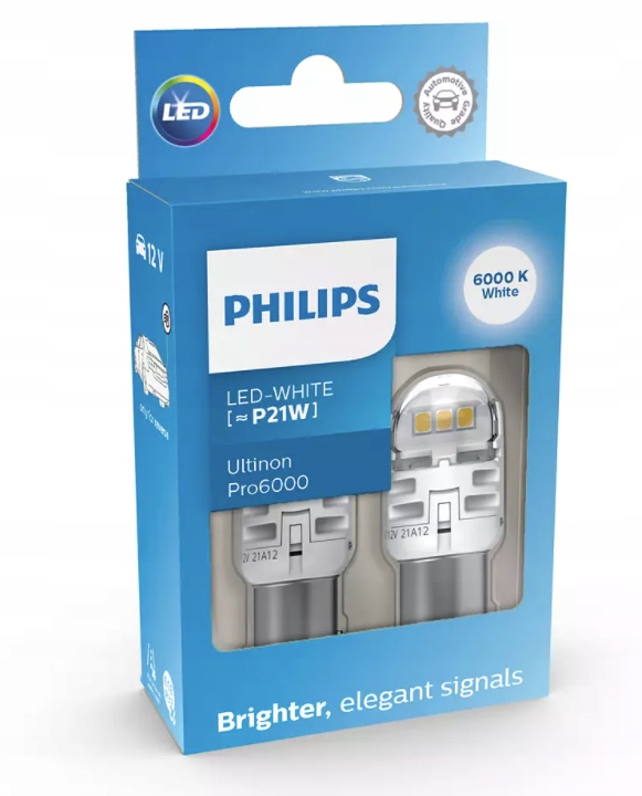 

Philips Żarówki Led P21W Biała Ultinon Pro6000