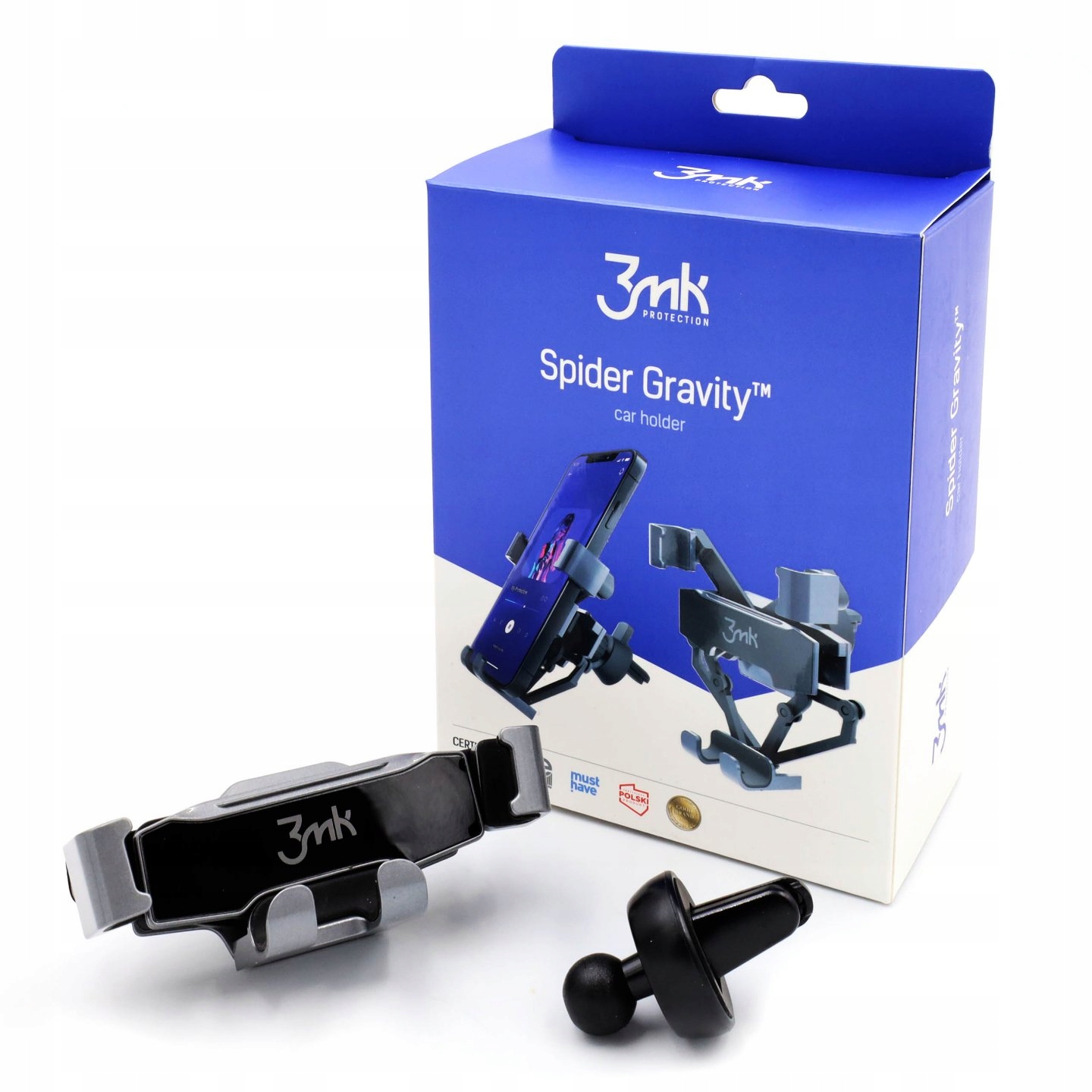 Uchwyt Samochodowy 3MK na Telefon Kratka Nawiewu