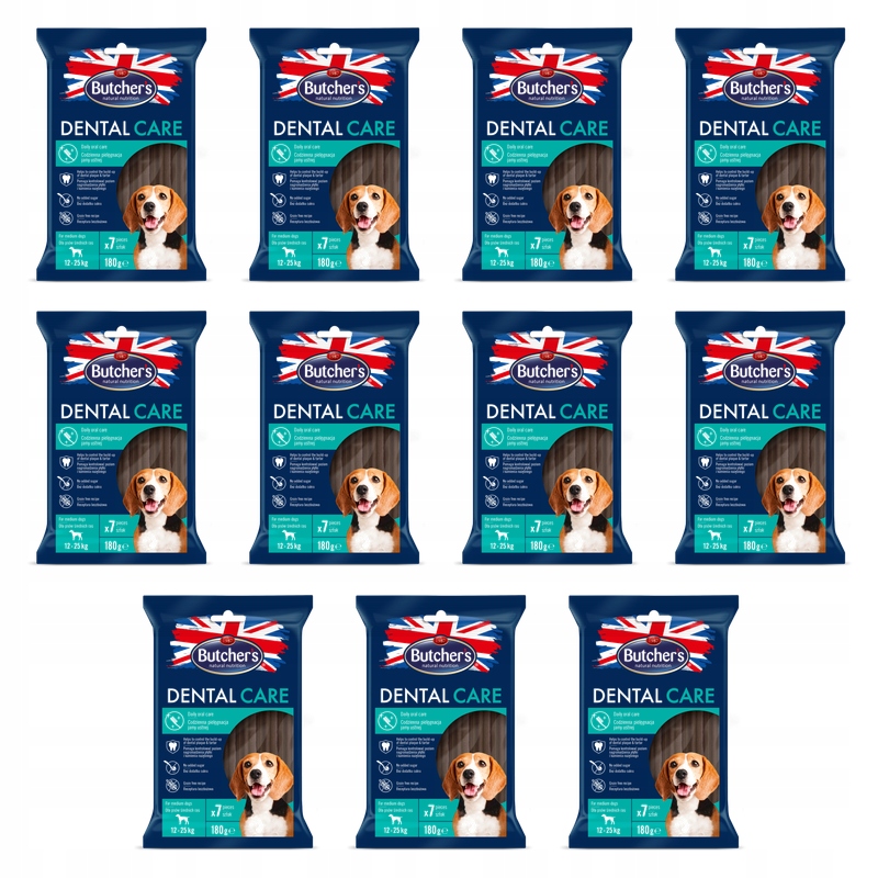 Butcher's Dental Care for medium dogs 180 g X11