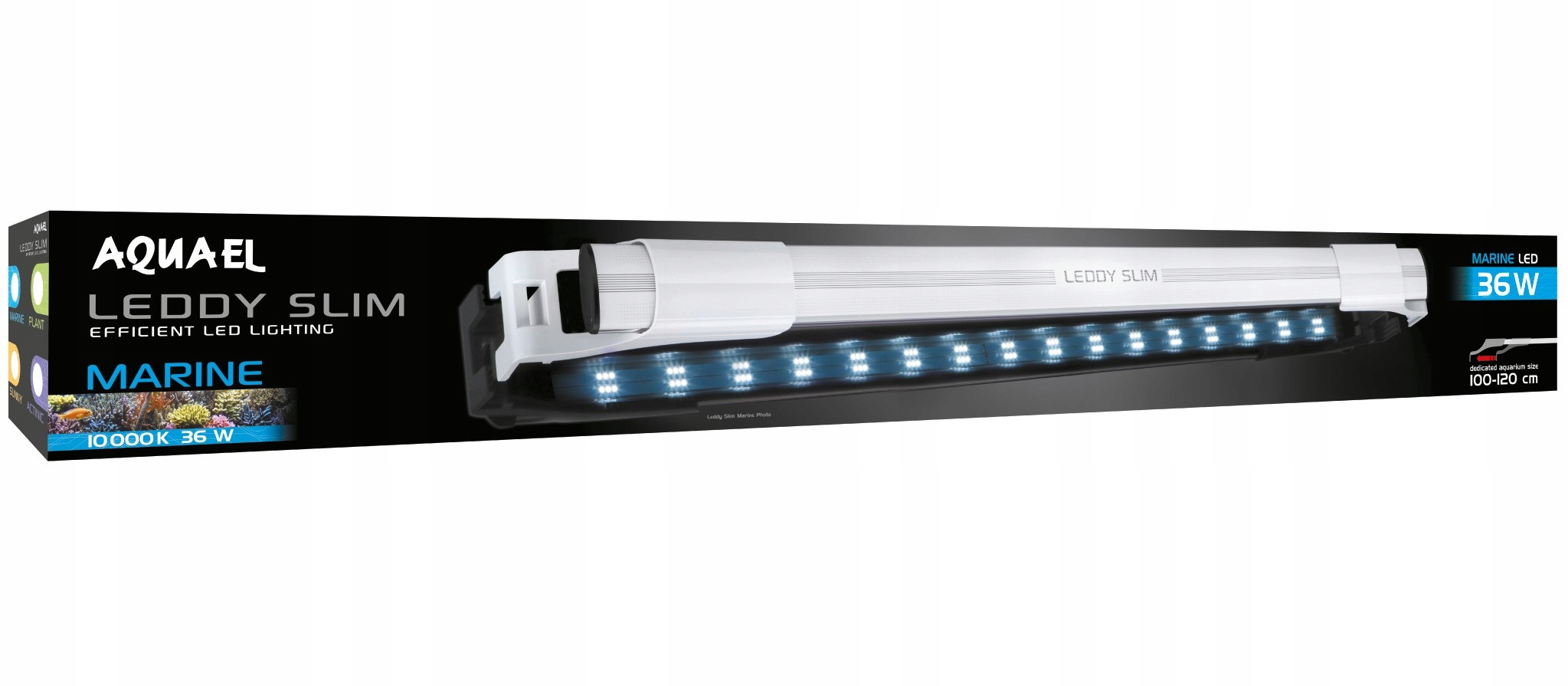 Levně Aquael Leddy Slim 36W Marine 100-120cm Bílá
