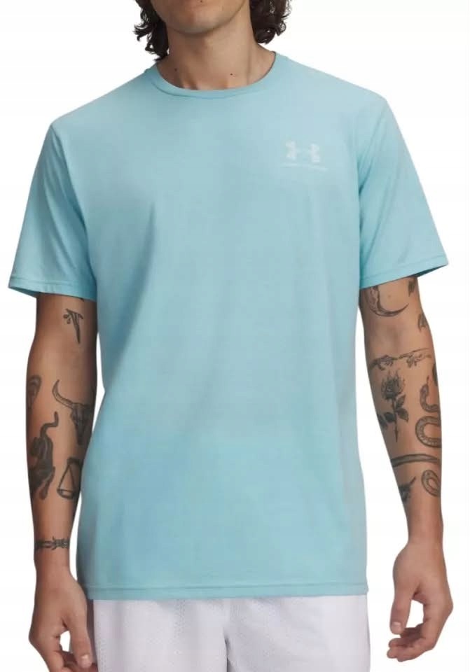 Koszulka Męska Under Armour T-shirt Szybkoschnąca Bawełna Sport r. S