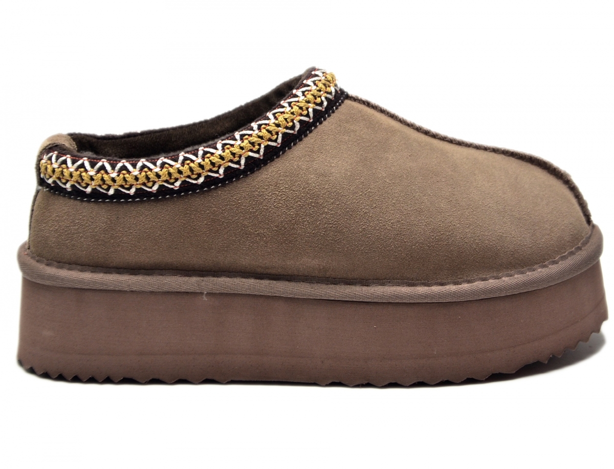 Sněhule 38 Vinceza 97960 kůže semišová hnědá taupe