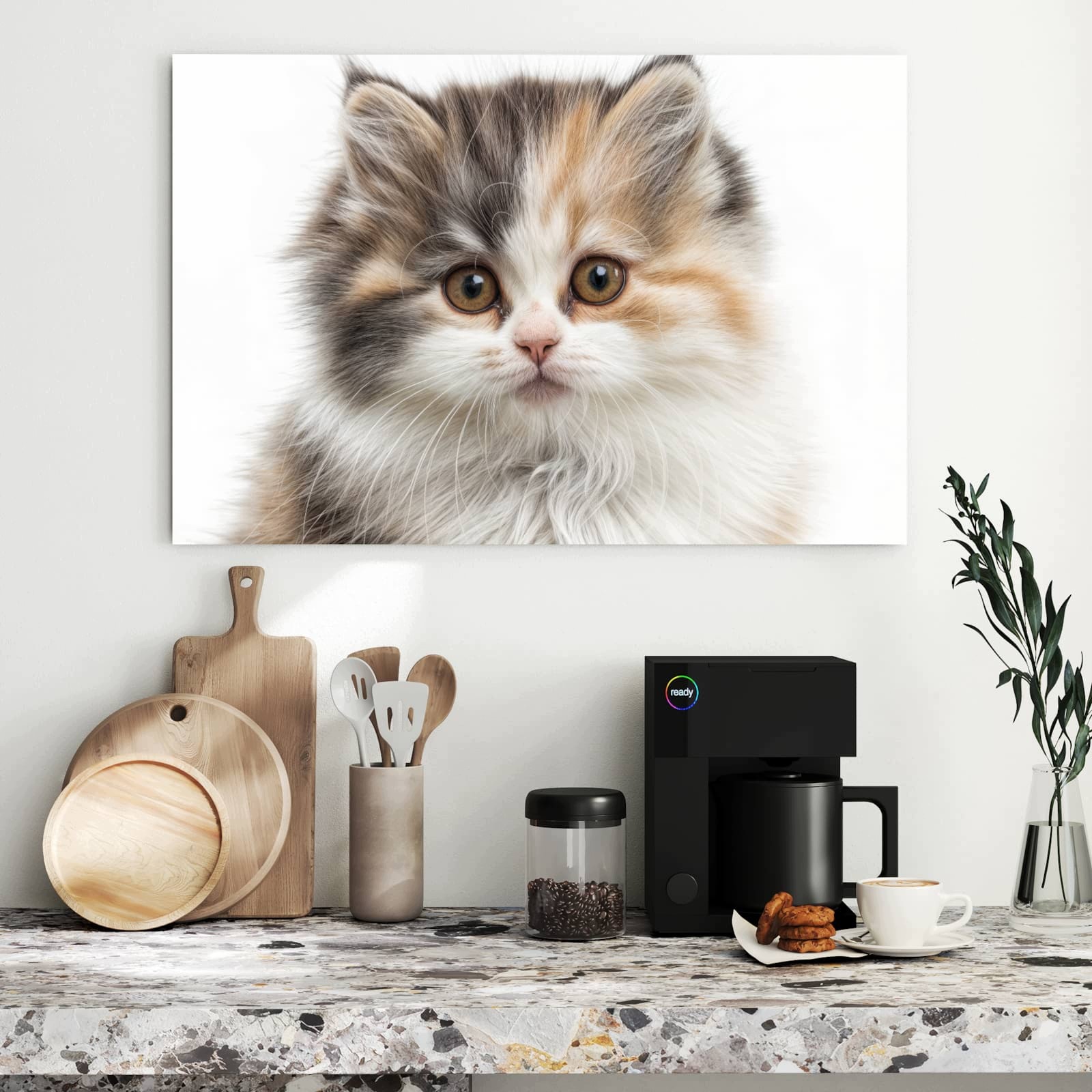 Magnetická tabule Puszysty Kočka 90 × 60 cm