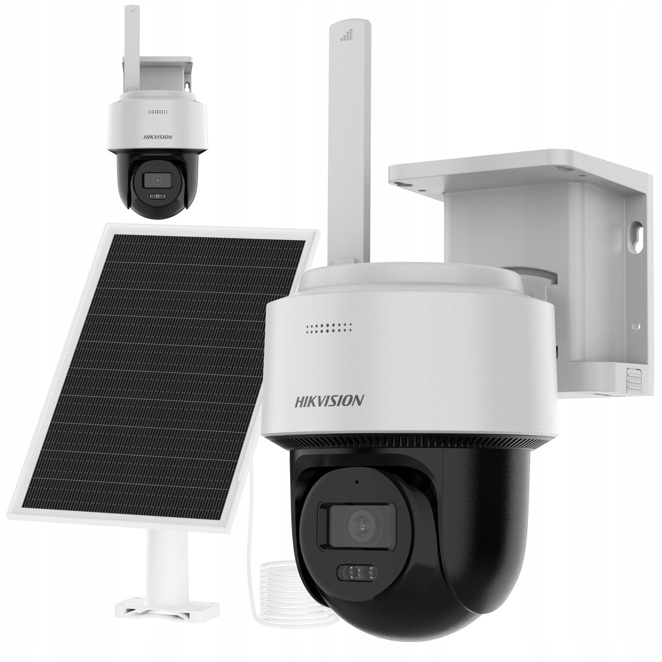 Kamera obrotowa Ip Lte 4G Hikvision DS-2CFSP4/4G 4MPx Solarna Bat. 9000mAh