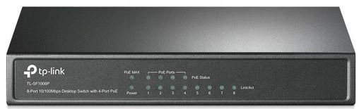 Switch Tp Link TL-SF1008P 8 Portów 100Mbps 4 Porty PoE