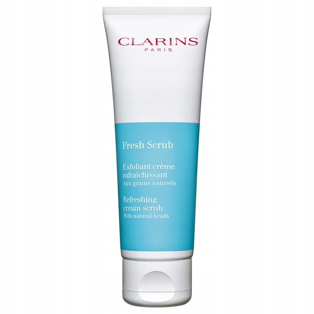 Clarins Fresh Scrub – Osvěžující peeling v krému 50 ml s mikrogranulemi