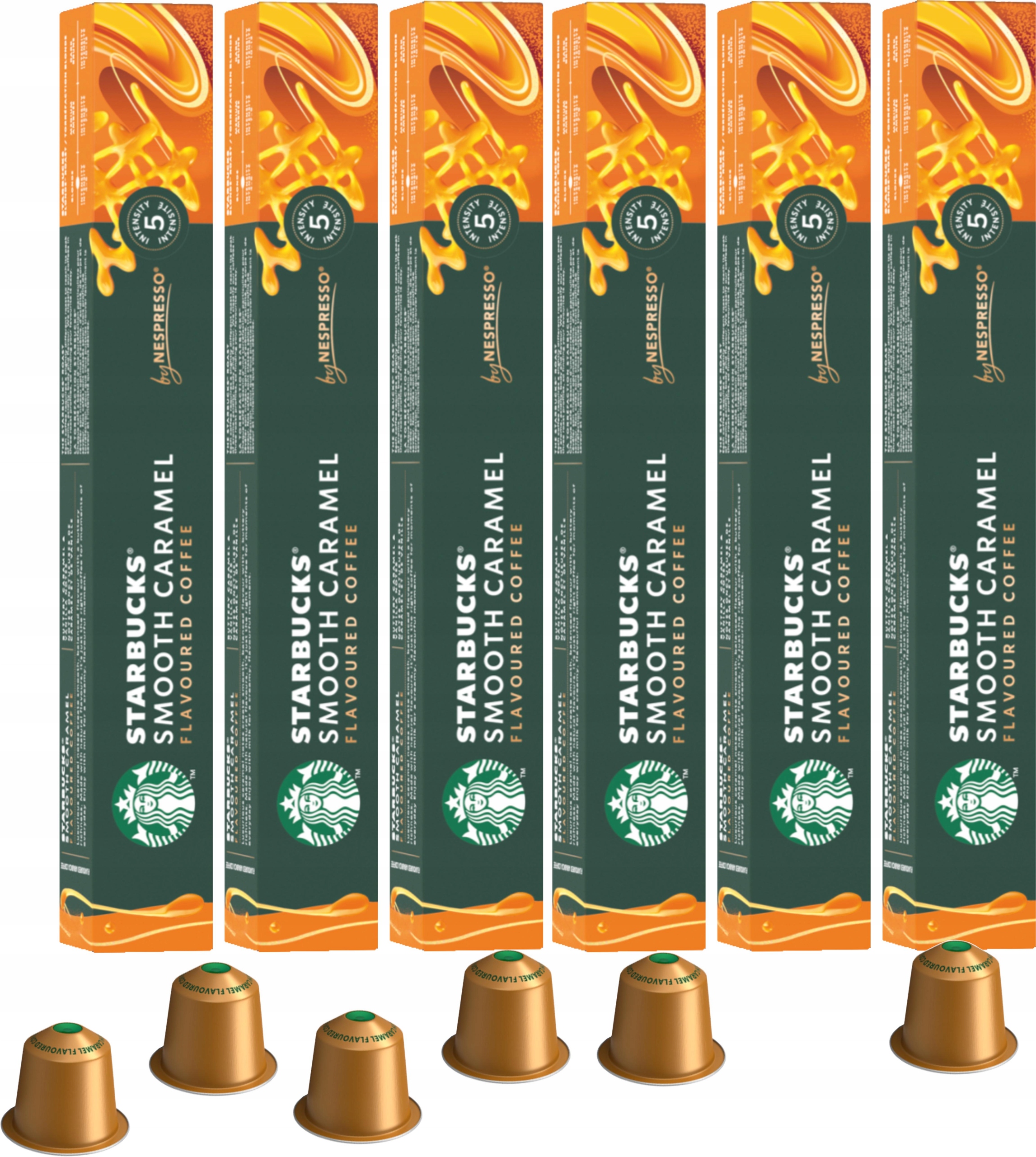 Levně Kapsle do Nespresso Starbucks Smooth Caramel 6 x 10 kusů