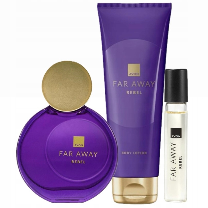 Avon Sada Far Away Rebel 3v1 Voda Balzám Parfém