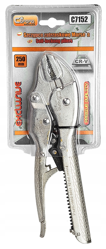 CORONA плоский зажим плоскогубцы 250 мм C7152 PROF