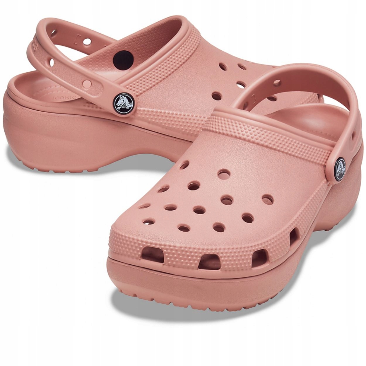 

Crocs Klapki Damskie Sandały Na Platformie Koturn