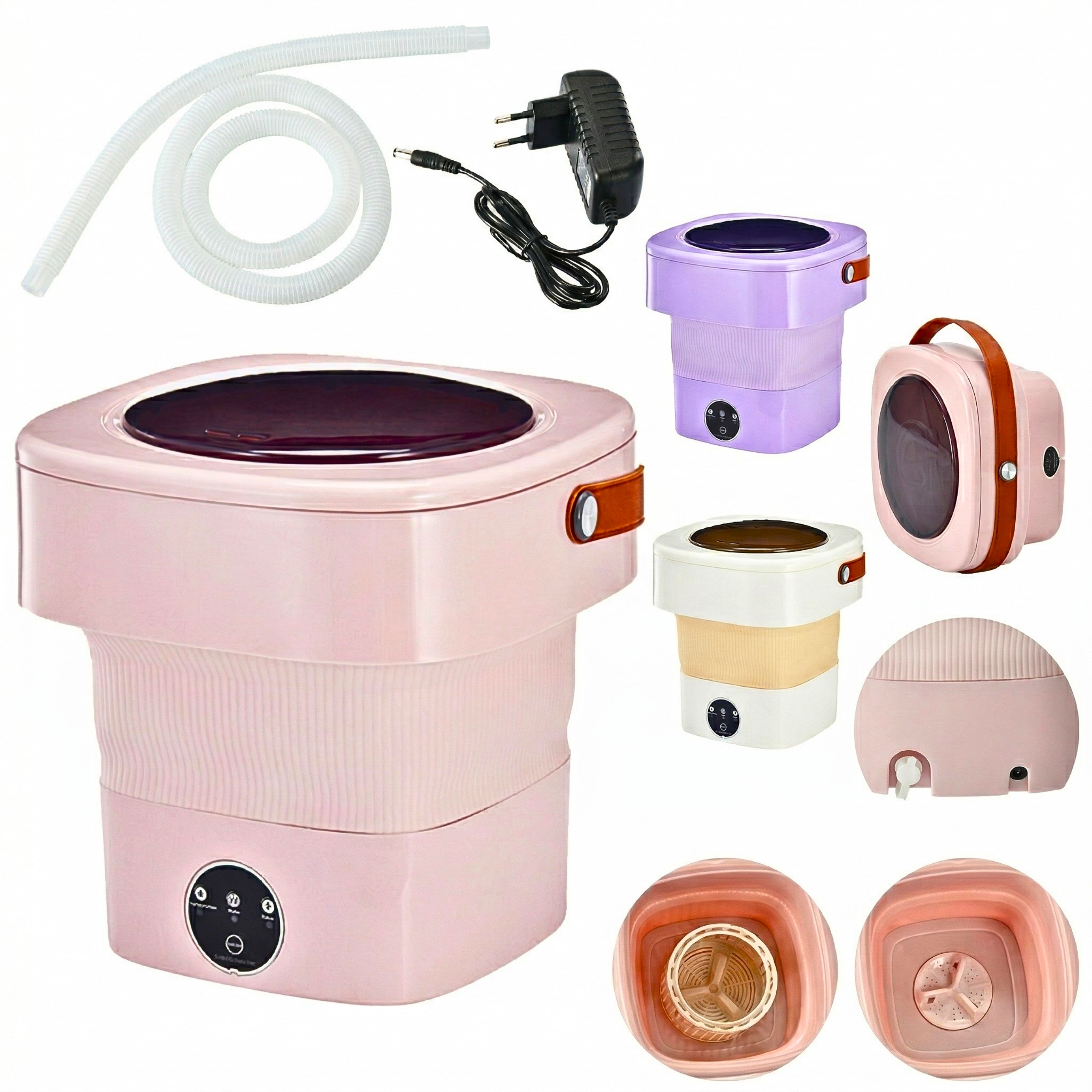 Pralka Turystyczna Mini Pralka 11L Przenośna Automatyczna Wirnikowa Podróż