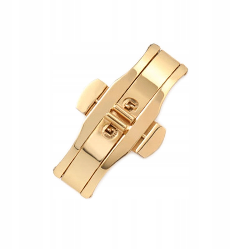 ZAPIĘCIE MOTYLKOWE 6*19 ZŁOTA.KLAMRA BRANSOLETY