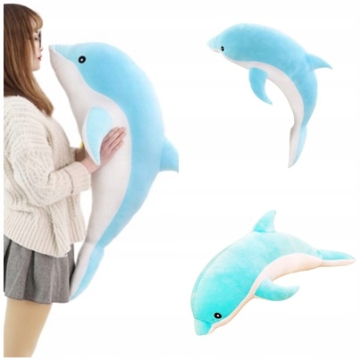 MEGA MASKOTKA DELFIN WAŁEK PLUSZAK 70 CM RÓŻOWY Marka Rappa