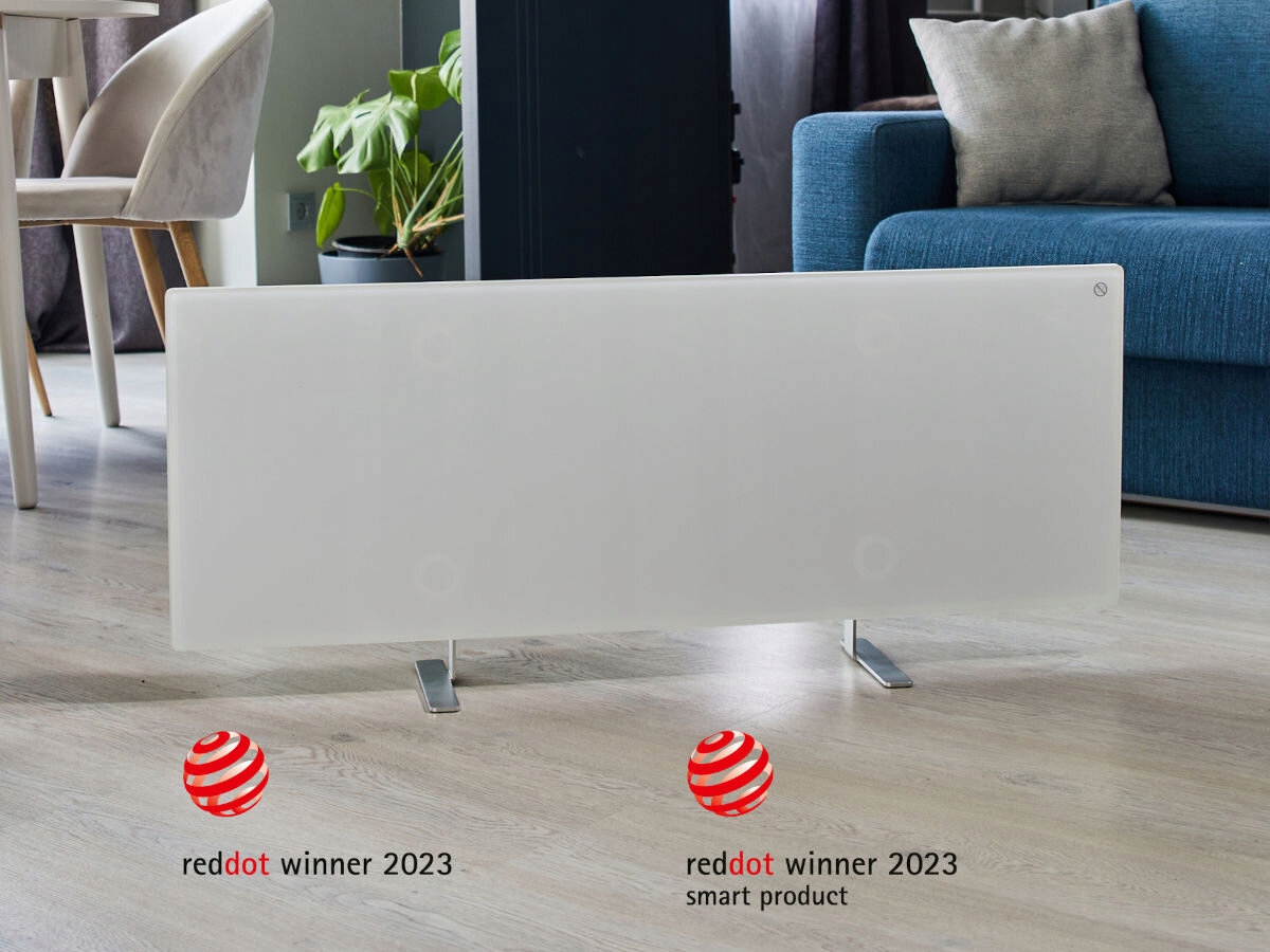 AENO GH1S Grzejnik szklany Smart 700W aplikacja biały wtyczka EU — 10