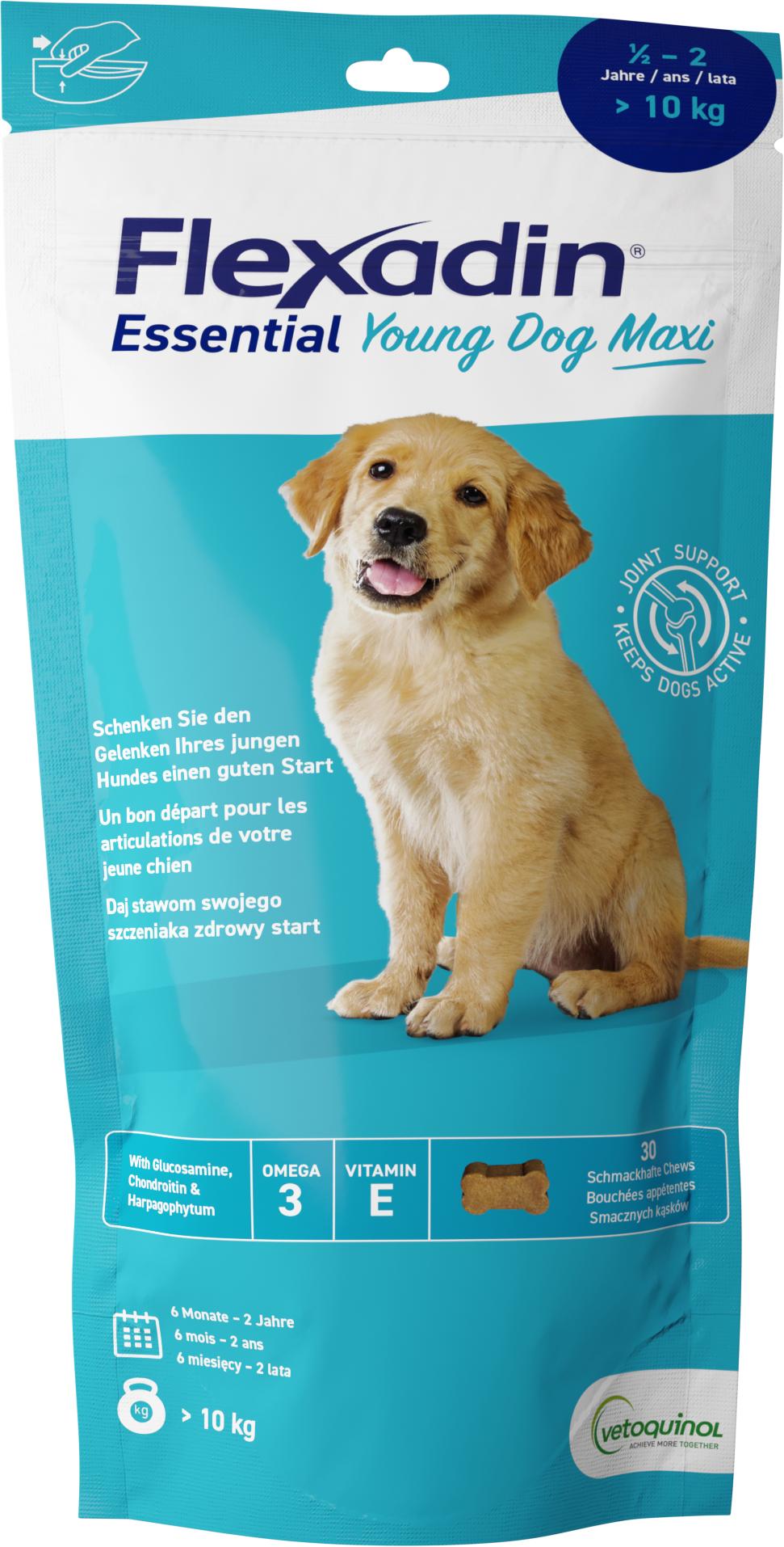 Levně Flexadin Young Dog Maxi 30 soust pro psa podpora kloubů