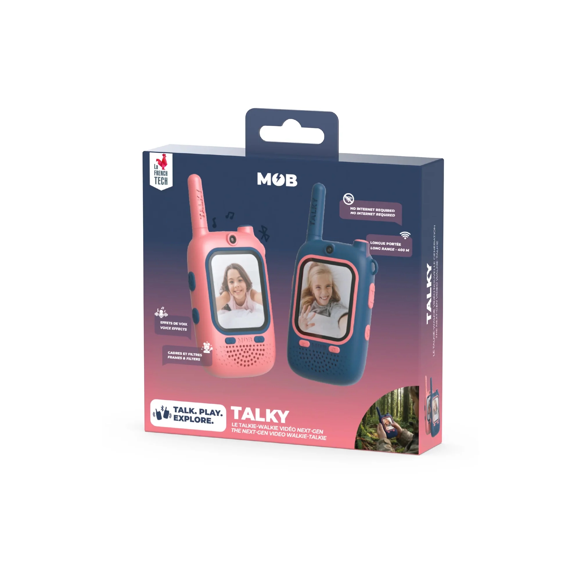 Walkie-talkie z wideo Mob wideo komunikator dla dzieci