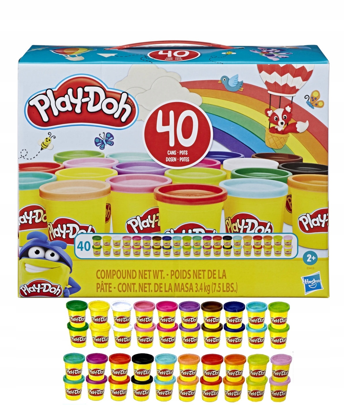 

Play-Doh Ciastolina 40 Tub Zestaw 3,4 kg