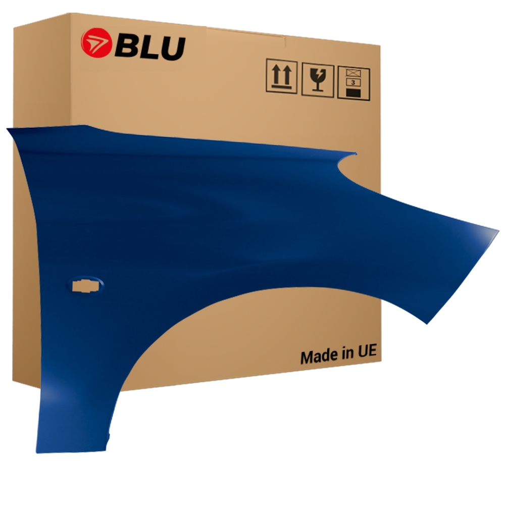 Blu Blatník Peugeot 206+ Kmp pravý modrý 07-14 přední BleuDeRhodes