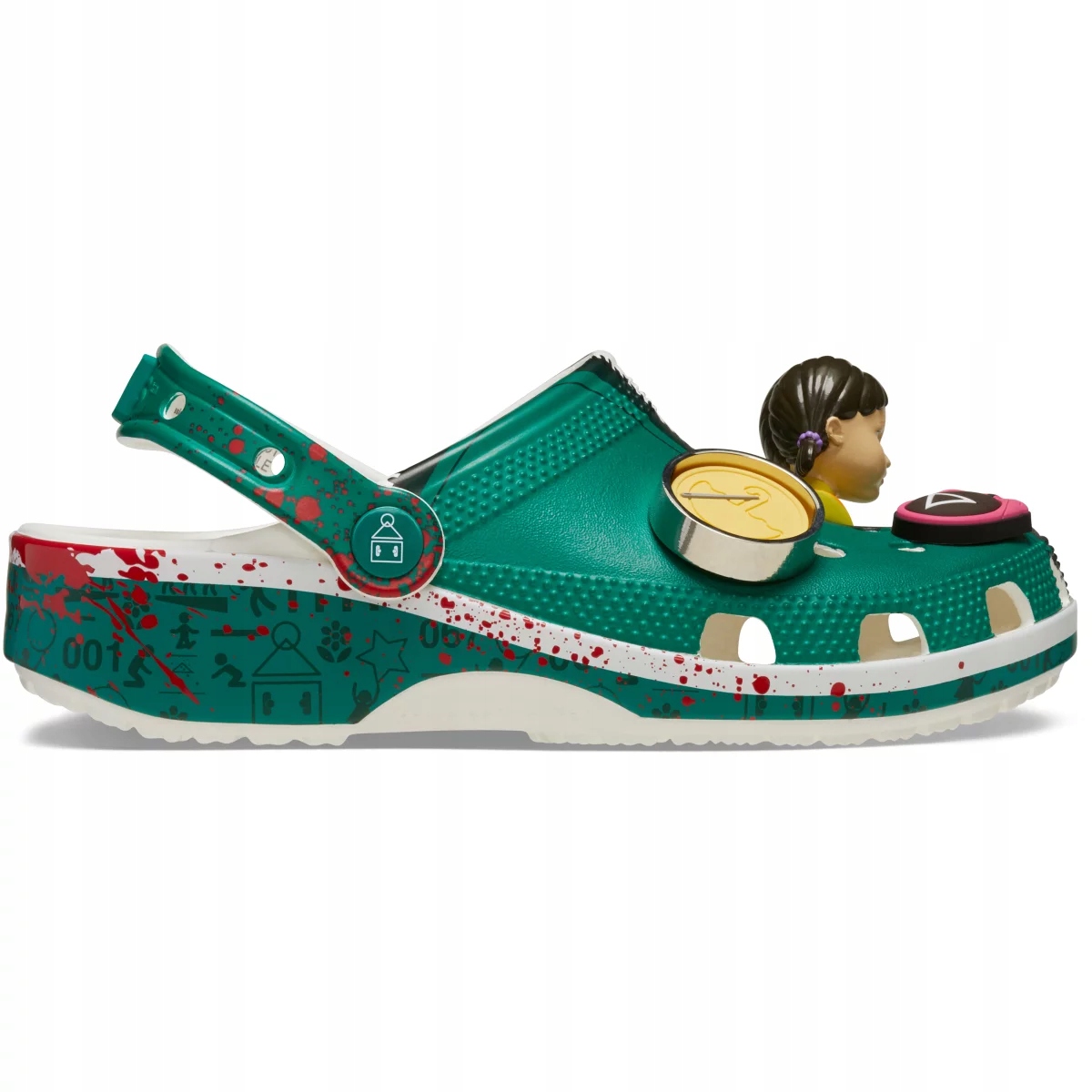 Nazouváky Crocs Squid Game Classic Clog Chodaki Limited Edition 42-43 M9 W11