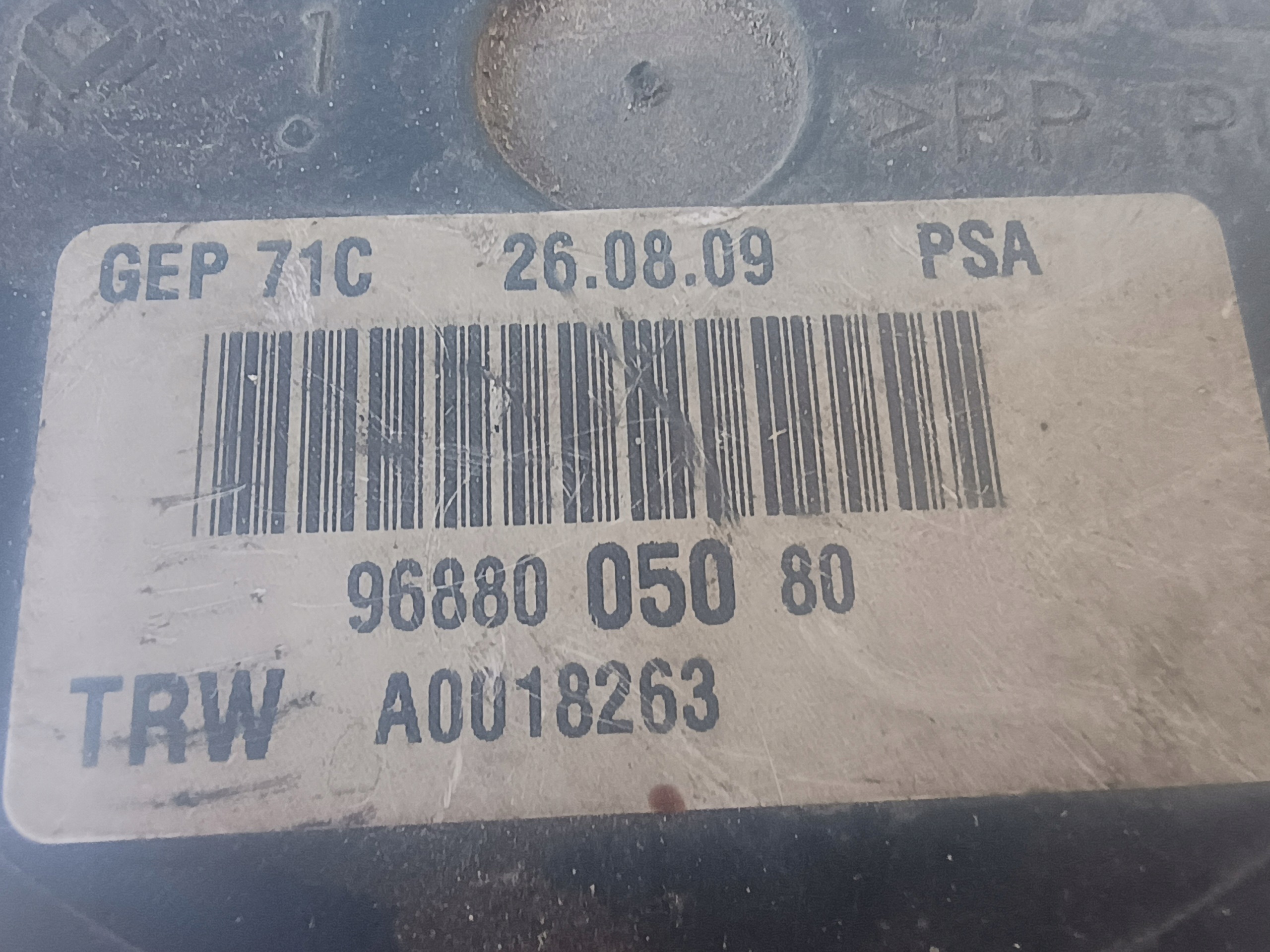 Pompa servosterzo 9688005080 CITROEN C5 X7