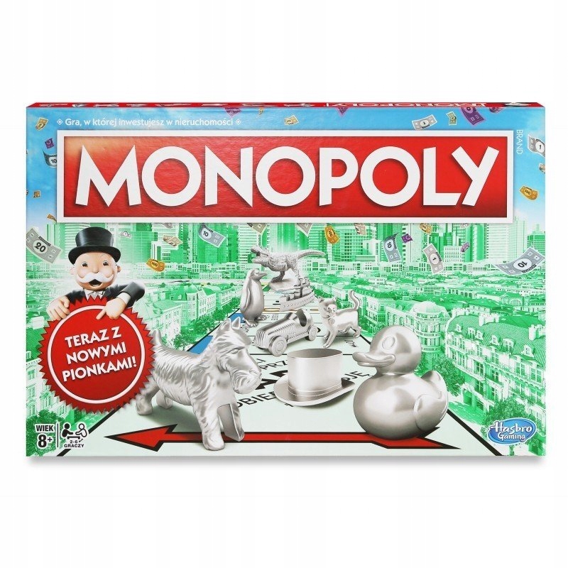 GRA Planszowa MONOPOLY KLASYCZNA Hasbro Wydawca Hasbro