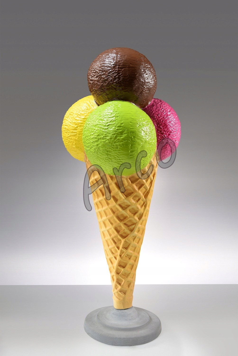 3D Lód reklama kulki gałki sorbet 140cm stojący